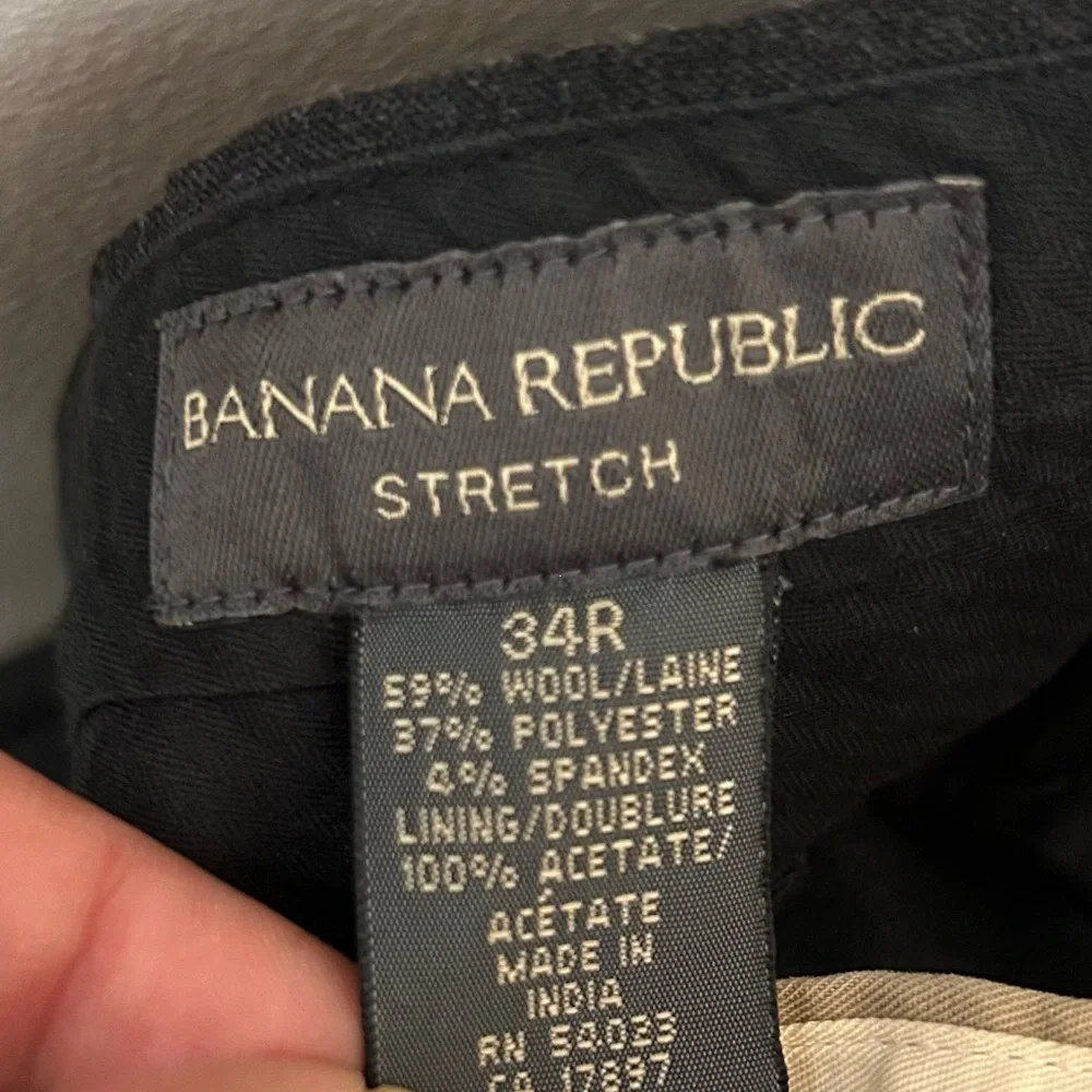 BANANA REPUBLIC Stretch Men’s Pants Trouser Dress Slacks Bundle 2 Pairs Size 34R